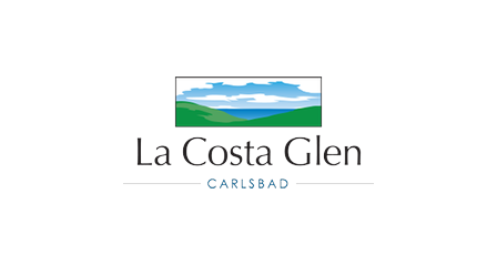La Costa Glen retirement community logo, a mobile auto detailing client in Carlsbad