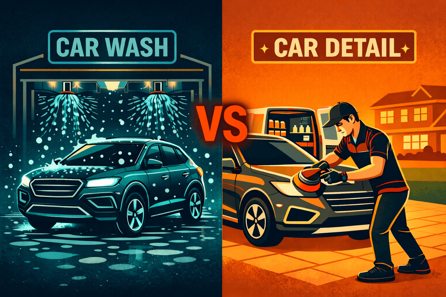 Auto Detailing vs. Car Wash: Key Differences